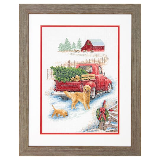 Dimensions&#xAE; Winter Ride Counted Cross Stitch Kit